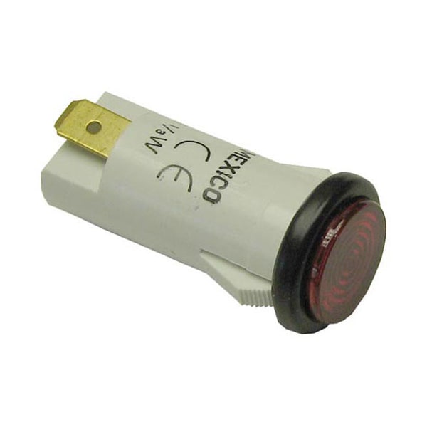 Delfield Signal Light 1/2" Red 125V 219-4190 - main